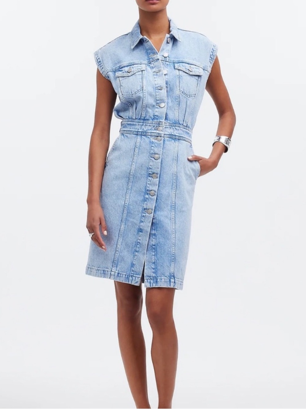 Madewell Denim Shirt Dress